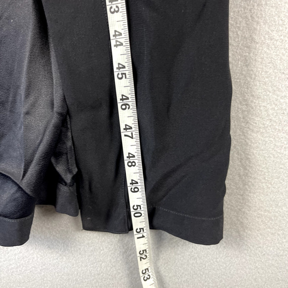 Vintage Mary Ann Restivo Kimono Duster Womens Large Black Tassel Union Made NWT - Picture 12 of 16